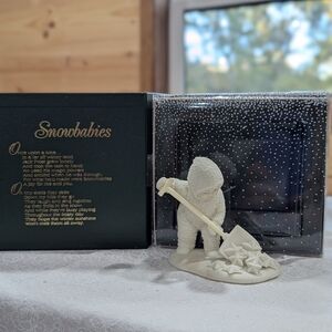 Department 56 Snowbabies Ceramic Figurine - White